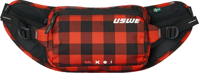 Uswe 5202083048 Zulo 2L Hip Pack - Flannel Red