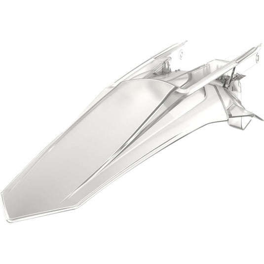 Polisport 8595500004 Rear Fender with Side Panels - Clear