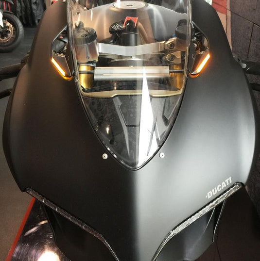New Rage Cycles 939-FS Mirror Block Off Turn Signals