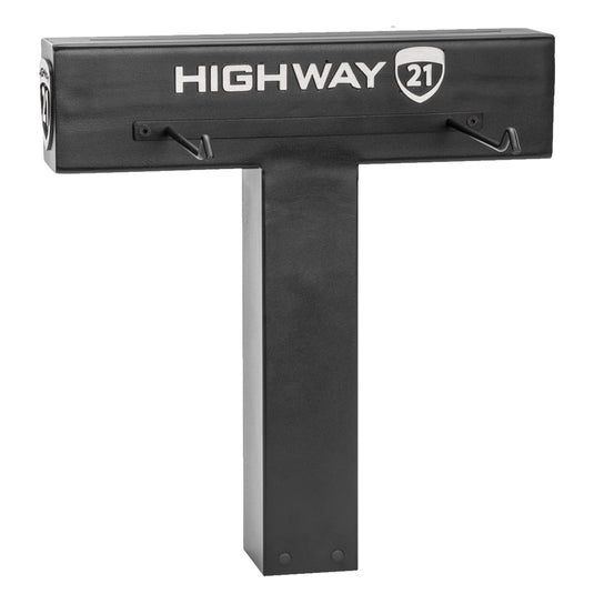 Highway 21 HWY21 HEADER Glove Dispay Header