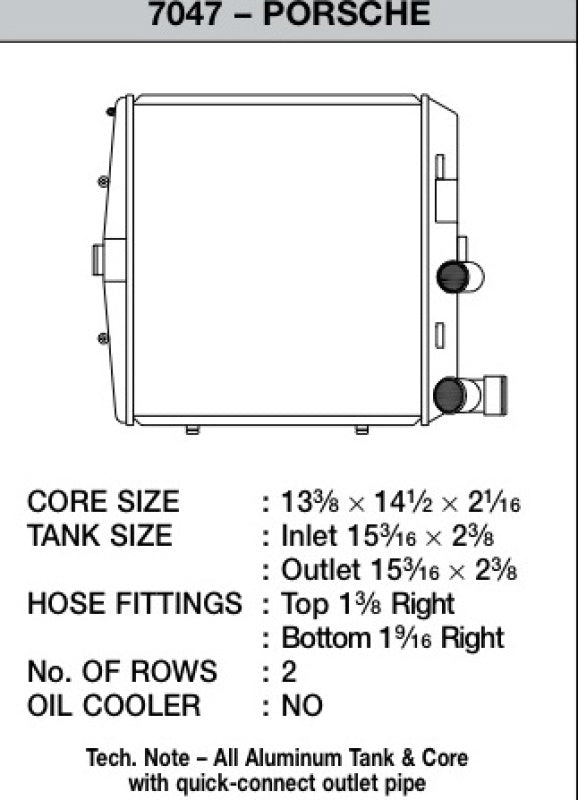 Load image into Gallery viewer, Csf 7047 CSF Radiators - Aluminum
