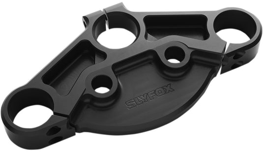 Slyfox SF1000-2 Upper Triple Clamp - Black Anodized