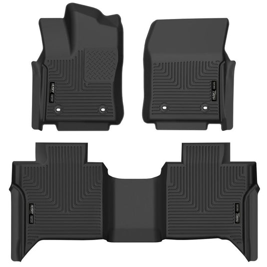 Husky Liners 53798 HL XAC - Front - 2nd Row - Black