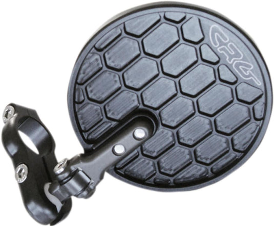 Crg HSLS-EXO-L Hindsight EXO LS (Lane Splitter) Left Side Bar End Mirror - Black