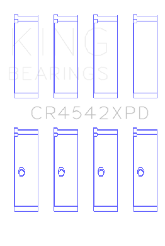 Load image into Gallery viewer, King Engine Bearings CR4542XPDSTDX KING Performance Rod Bearings
