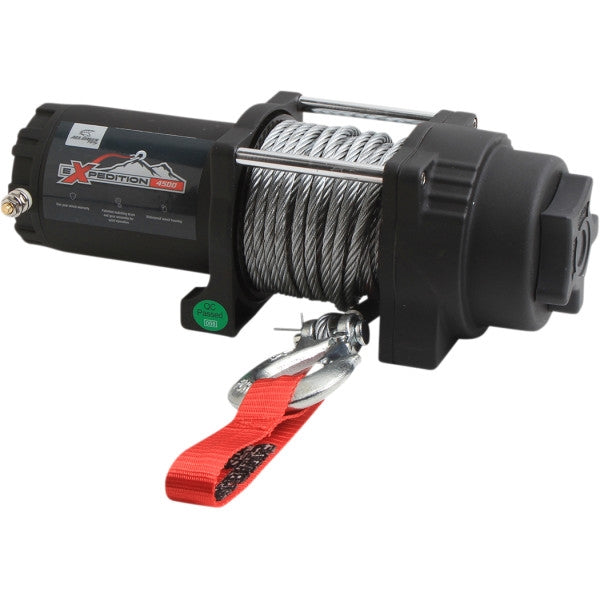 All Balls Racing Inc 431-01025 4,500-lb Expedition Series 4-Bolt Winch with Wire Rope