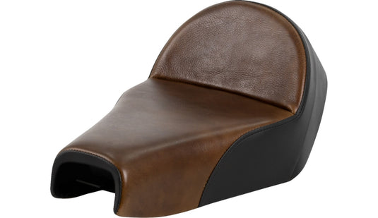 Saddlemen 807-03B-0041 Lariat Solo Seat - Distressed Leather - 4.5 Gal Tank