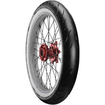 Avon Tyres 638175 Cobra Chrome AV91 Front Tire - 100/90-19 - White Wall