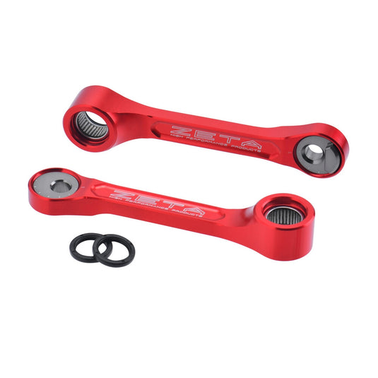 Zeta ZE56-01052 Adjustable Lowering Link Kit  - Red