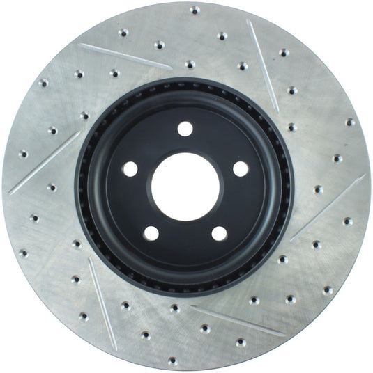 Stoptech 127.39038R ST Slot & Drill Brake Rotors