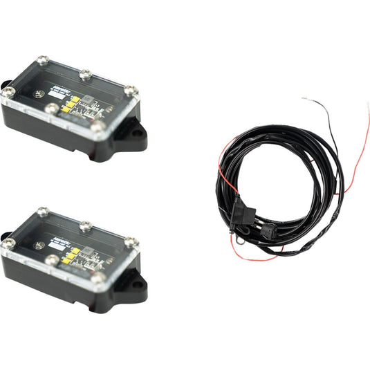 Heretic Studio 70018 LED Rock Lights - 2 Pack - Clear