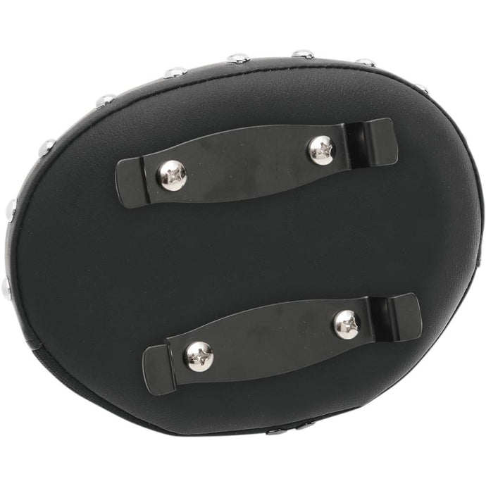 Drag Specialties 0822-0342 Oval Backrest Pad - Smoth with Studs