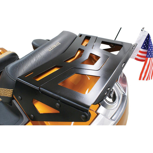 Rivco Products CA040BK Expandable Trunk Mounted Luggage Rack - Black
