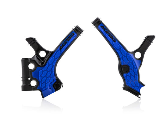 Acerbis 2976221004 X-Grip Frame Guard - Black/Blue