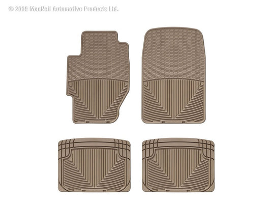 Weathertech W34TN-W20TN WT Rubber Mats - Rear - Tan