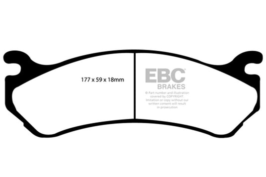 Ebc DP41304R EBC Yellowstuff Brake Pad Sets