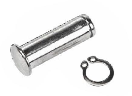 Harddrive 26-0619 Chrome Pivot Pin with Clips - 10pk