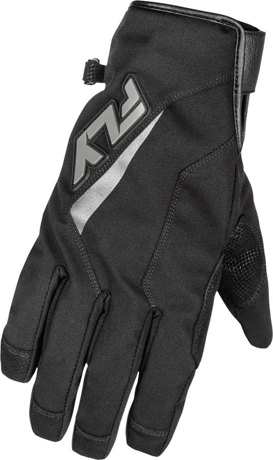 Fly Racing Title Long Gloves (Medium, Black)
