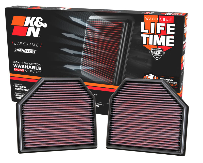 Load image into Gallery viewer, K&amp;N Engineering 33-2488 KN Drop in Air Filters

