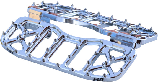 Flo Motorsports FPEG-800V5CR V5 Moto Floorboard - Chrome