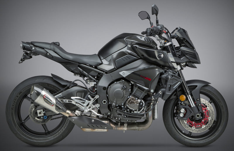 Load image into Gallery viewer, Yoshimura 13100BP520 Alpha Street Series Slip-On - Stainless Steel Muffler
