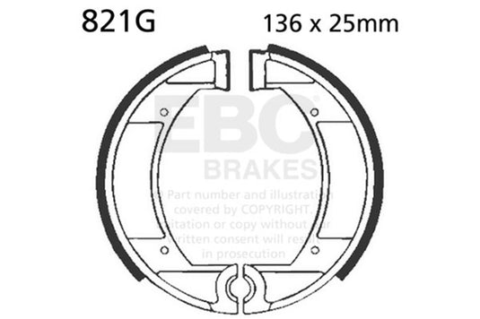 Ebc Powersports 821G EBC HH Sintered Brake Pads