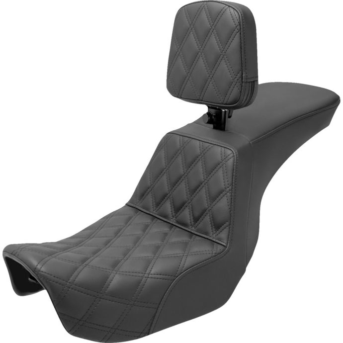Saddlemen 806-04-192BR Tour Step-Up TR Seat with Drivers Backrest