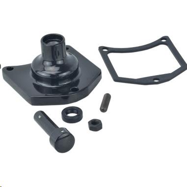 Drag Specialties 2110-0996 Solenoid End Cover/Starter Button - for 1.5 and 1.8kW Starters - Gloss Black