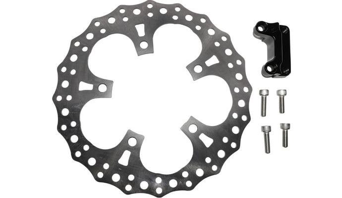 Arlen Ness 300-013 13in. Jagged Front Rotor