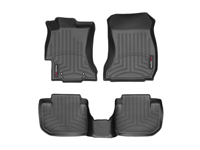 Weathertech 44439-1-2 WT FloorLiner - Front - Blk
