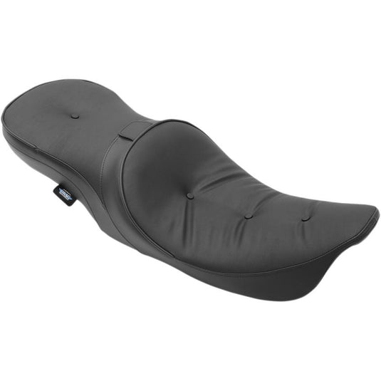 Drag Specialties 0801-1105 Low Profile Touring Seat with Driver Backrest Provision - Pillow