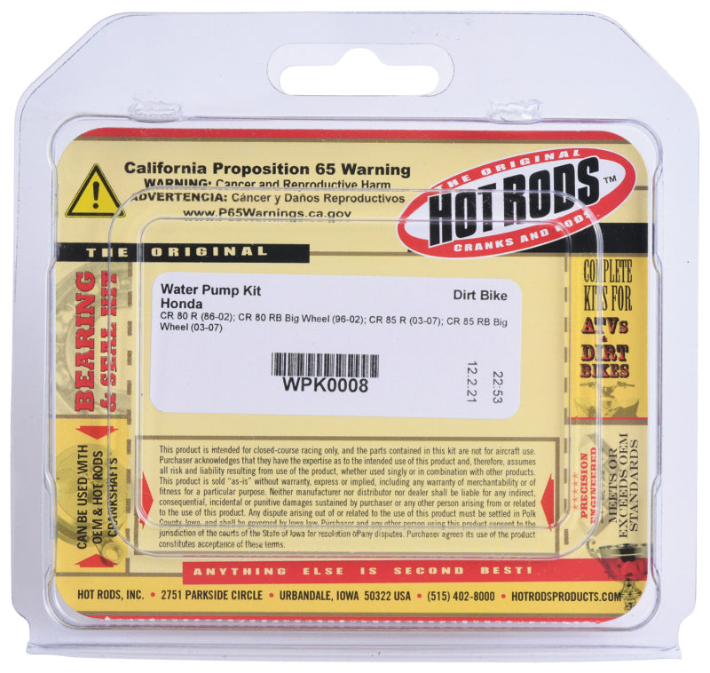Load image into Gallery viewer, Hot Rods WPK0008 HDS Water Pump Kit
