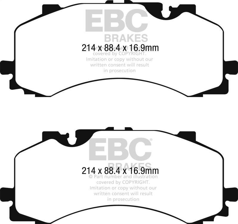 Load image into Gallery viewer, Ebc DP42279R EBC Yellowstuff Brake Pad Sets
