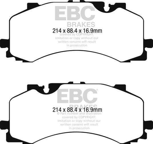 Ebc DP42279R EBC Yellowstuff Brake Pad Sets