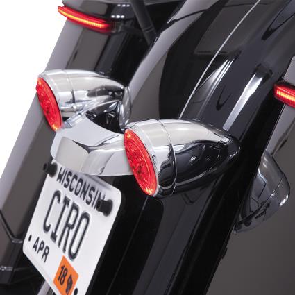 Ciro 45401 Fang Signal Light Insert - Rear - Chrome