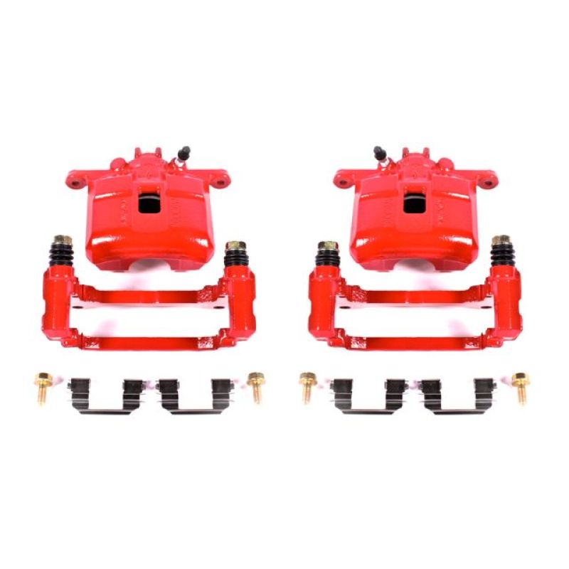 Load image into Gallery viewer, Powerstop S2808 PSB Red Calipers

