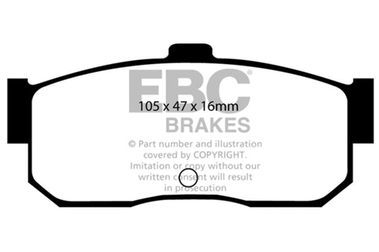 Ebc DP3889C EBC Redstuff Brake Pad Sets