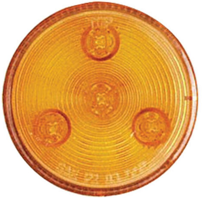 Optronics Inc MCL57AK Round LED Sealed Marker/Clearance Lights - 2.5in. - Amber - 4 Diodes