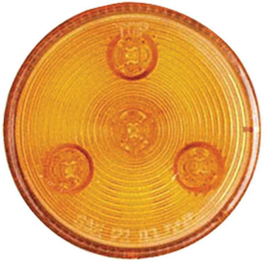 Optronics Inc MCL57AK Round LED Sealed Marker/Clearance Lights - 2.5in. - Amber - 4 Diodes
