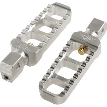 Joker Machine 08-61-8 Narrow Serrated Footpeg - Clear Anodized