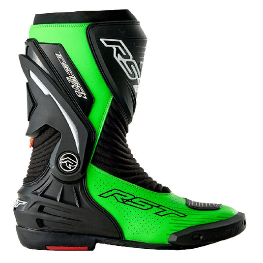 Rst Tractech EVO D3O Boots (10, Black/Fluorescent Green)