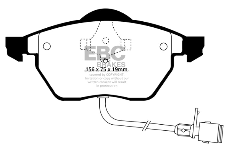 Load image into Gallery viewer, Ebc DP3836C EBC Redstuff Brake Pad Sets
