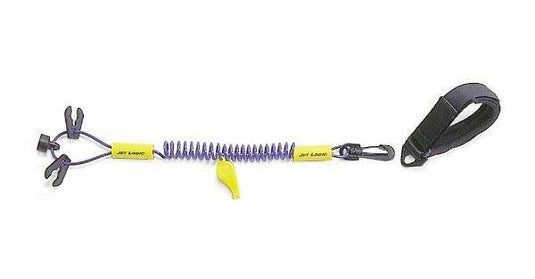 Kwik Tek UL-3 Ultimate PWC Lanyard - Blue/Silver