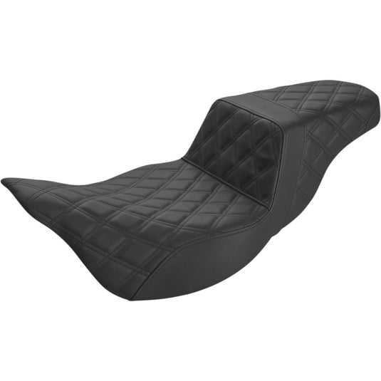 Saddlemen 808-07B-175E Full LS Extended Reach Step-Up Seat - Black