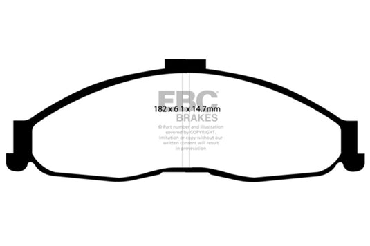 Ebc DP41239R EBC Yellowstuff Brake Pad Sets