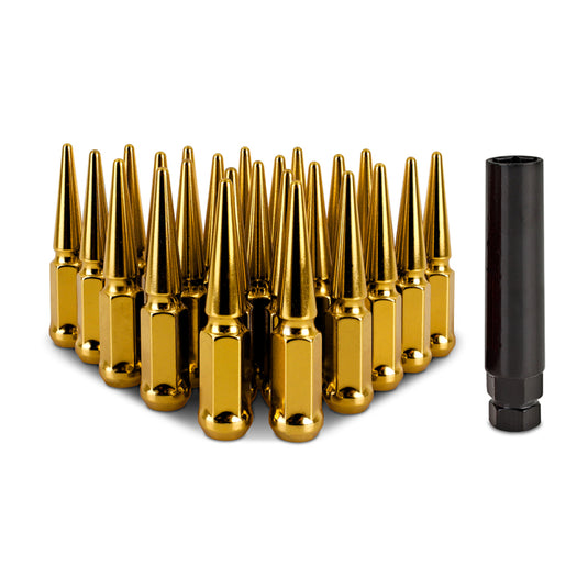 Mishimoto MMLG-SP1415-24GD MM Lug Nuts - Steel