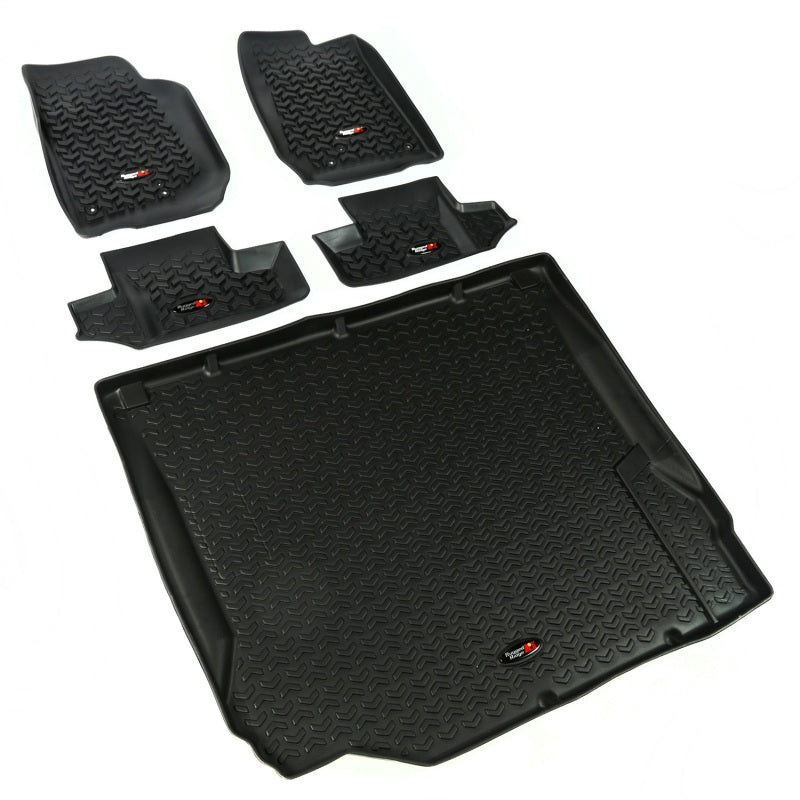 Load image into Gallery viewer, Rugged Ridge 12988.02 RUG Floor Liners - Black
