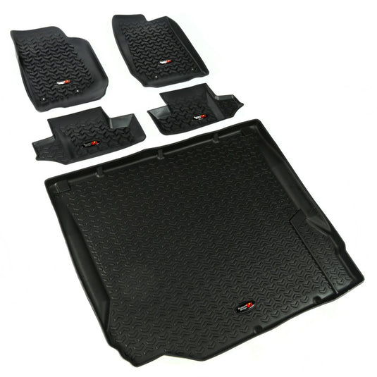 Rugged Ridge 12988.02 RUG Floor Liners - Black