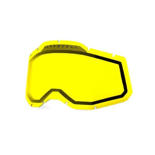 100% Replacement Dual Pane Vented Lens for RC2/AC2/ST2 Goggles -  Yellow Lens