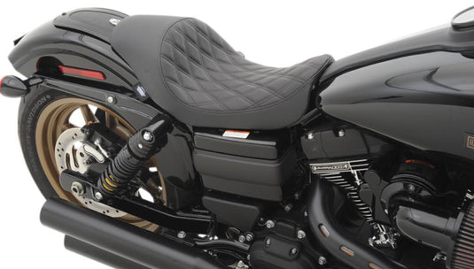 Drag Specialties 0803-0543 3/4 Solo Seat - Diamond Stitch